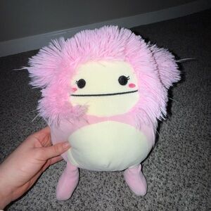 Plush Pink and Cream Small Pet Toy